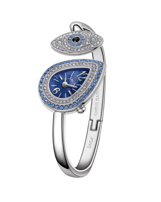 Angel's Eye Bracelet Watch with 129 Danube Crystals