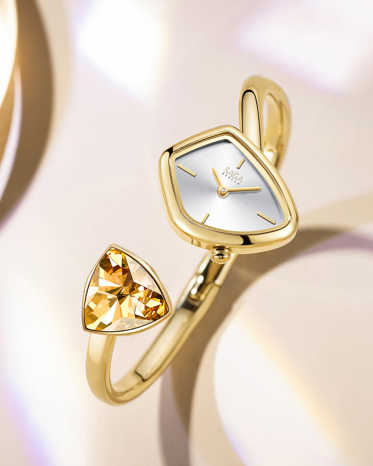 Phantom Bracelet with Crystals Cuff Watch