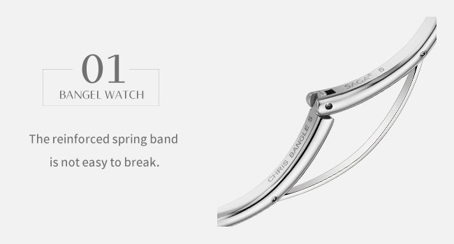 Illusion Crystal Bangle Watch