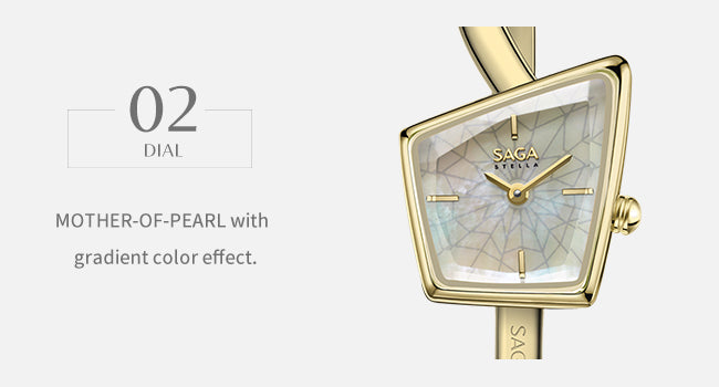 Illusion Crystal Bangle Watch
