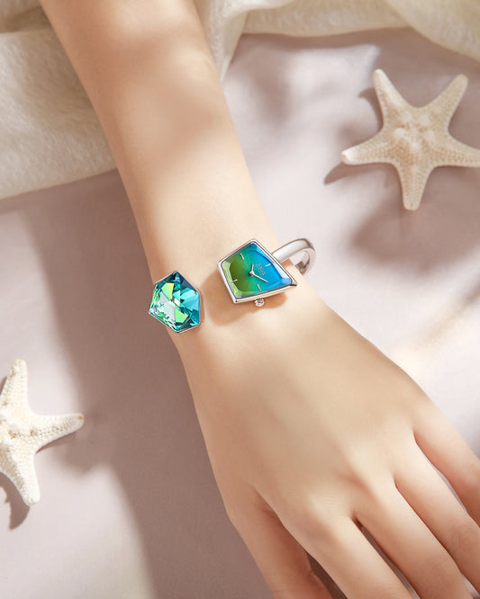 Illusion Crystal Bangle Watch