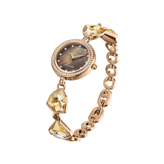 Change Women's Luxury Watch, Adjustable Crystal Bracelet