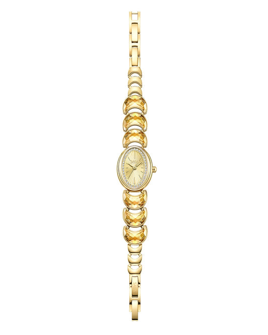 Luna Moon-Shaped Bracelet Watch with Danube Crystals