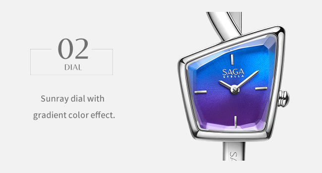 Illusion Crystal Bangle Watch