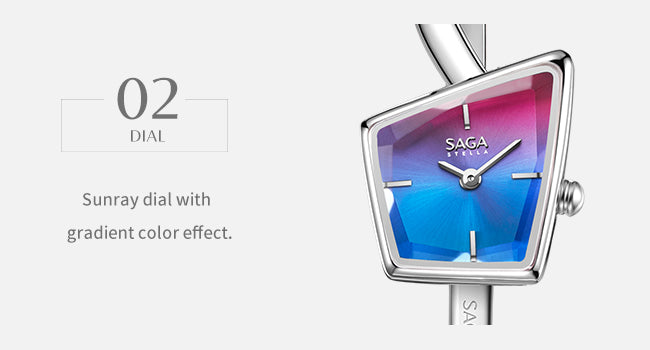 Illusion Crystal Bangle Watch