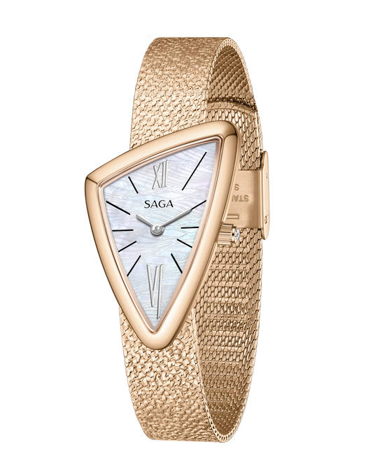 Sailboat Quartz Watch Swiss Movement Triangular Case