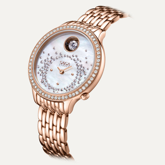 Tempting Heart Swiss-Quartz Crystal Women's Watch