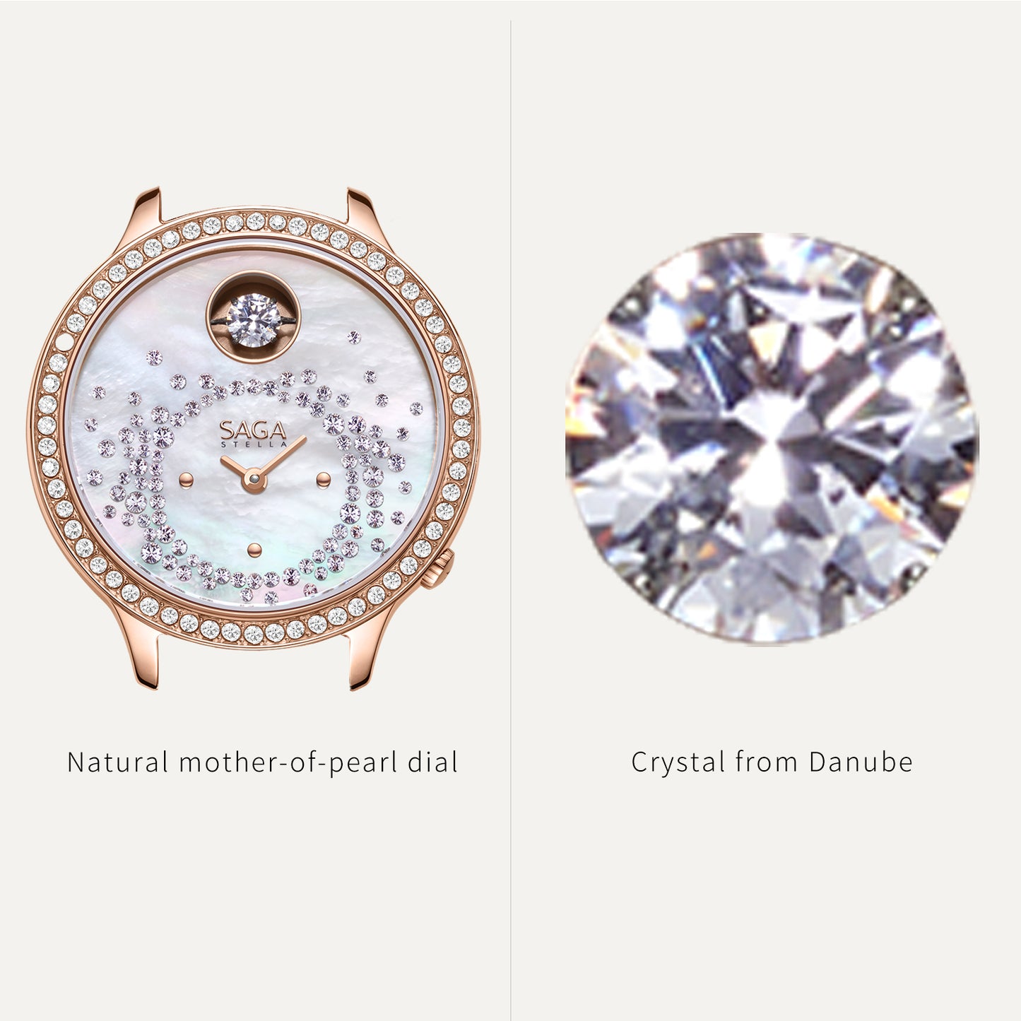 Tempting Heart Swiss-Quartz Crystal Women's Watch