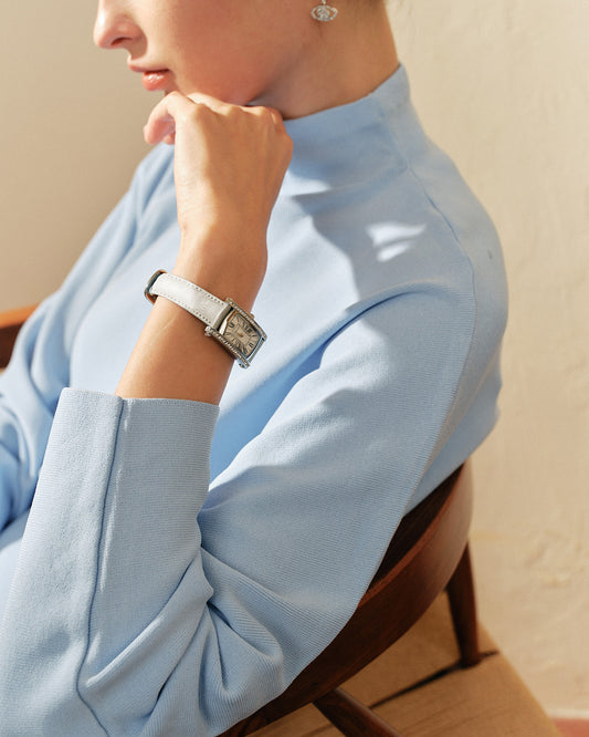 Classic Square Crystal Watch