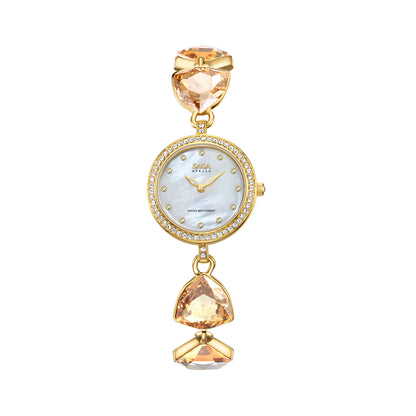 Change Adjustable Crystal Bracelet Watch