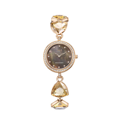 Change Adjustable Crystal Bracelet Watch