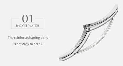 Illusion Crystal Bangle Watch