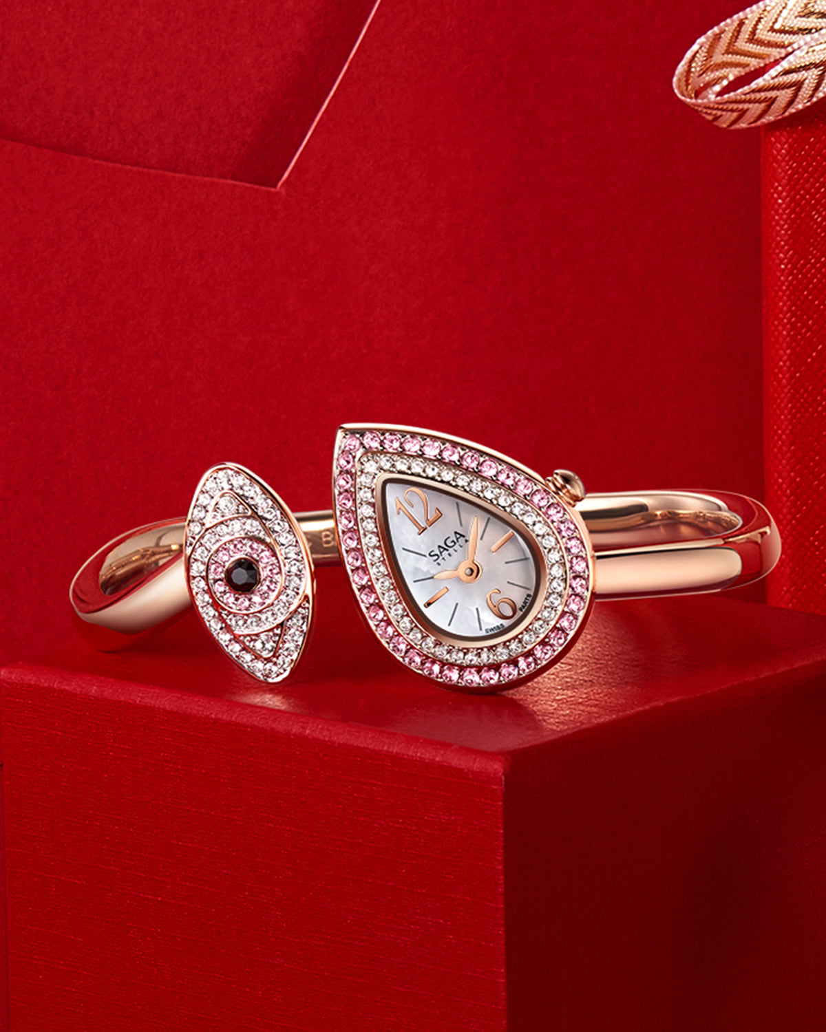 Angel's Eye Bracelet Watch with 129 Danube Crystals