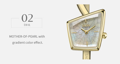 Illusion Crystal Bangle Watch