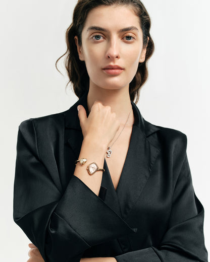 Phantom Bracelet with Crystals Cuff Watch
