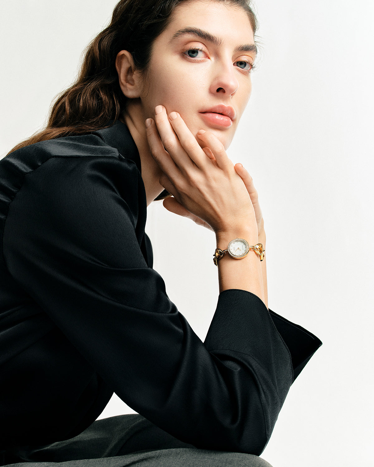 Change Adjustable Crystal Bracelet Watch