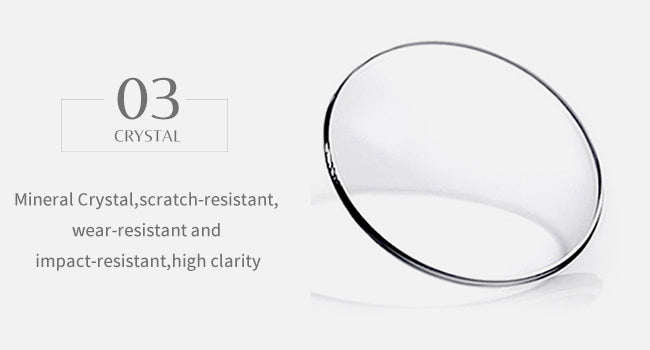 Luna Moon-Shaped Bracelet Watch with Danube Crystals