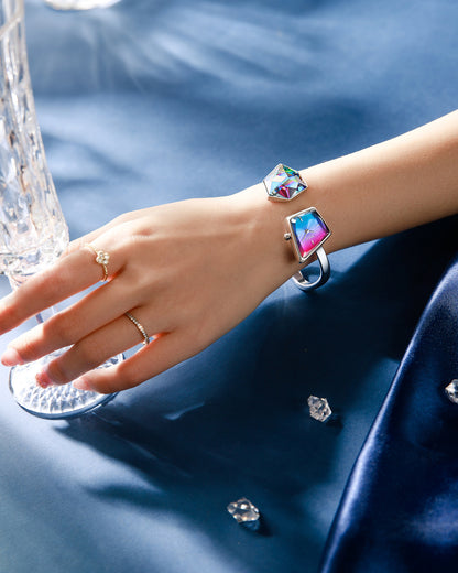Illusion Crystal Bangle Watch