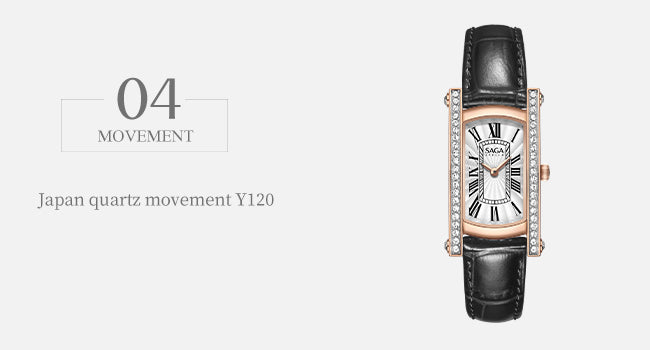 Classic Square Crystal Watch