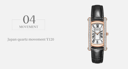 Classic Square Crystal Watch