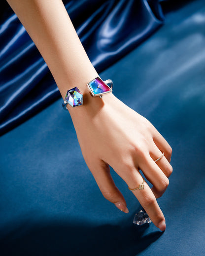 Illusion Crystal Bangle Watch
