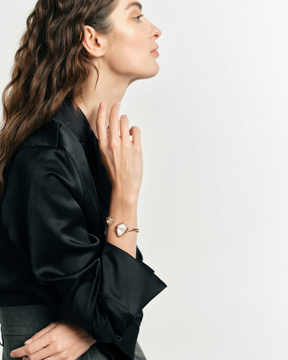 Phantom Bracelet with Crystals Cuff Watch