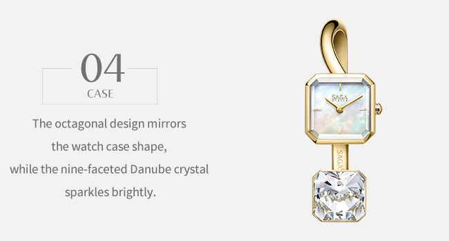 Light of Vendome Women's Luxury Cuff Bangle Quartz Watch
