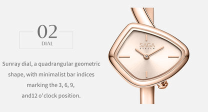 Phantom Bracelet with Crystals Ladies Luxury Cuff Watch