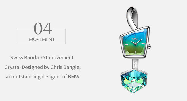 Illusion Crystal Bangle Watch