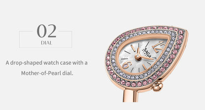 Angel's Eye Bracelet Watch with 129 Danube Crystals