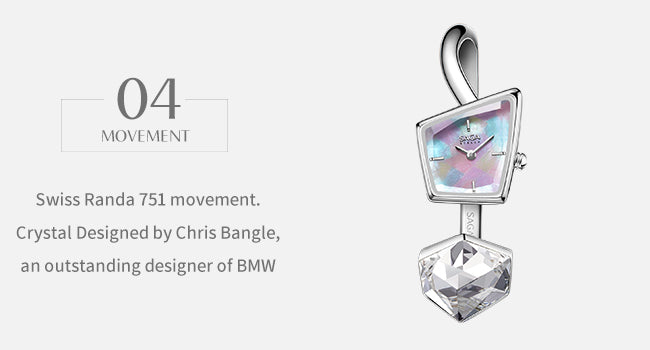 Illusion Crystal Bangle Watch