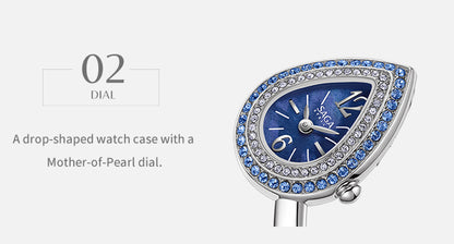 Angel's Eye Bracelet Watch with 129 Danube Crystals