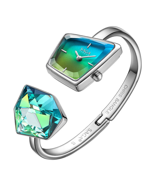 Illusion Crystal Bangle Watch