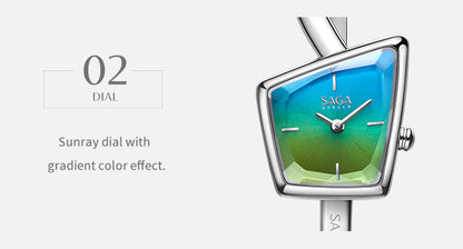 Illusion Crystal Bangle Watch