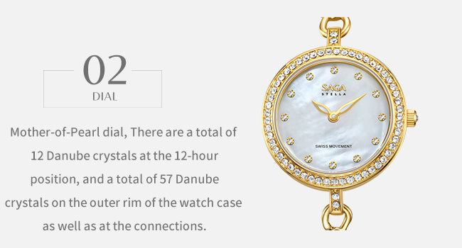 Change Adjustable Crystal Bracelet Watch