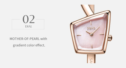 Illusion Crystal Bangle Watch