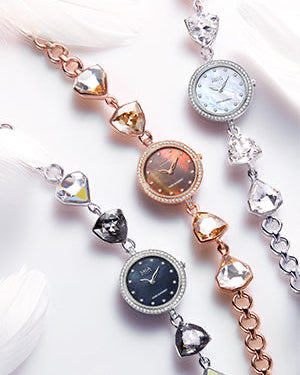 Change Adjustable Crystal Bracelet Watch
