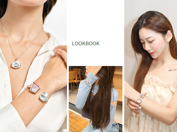 Illusion Crystal Bangle Watch