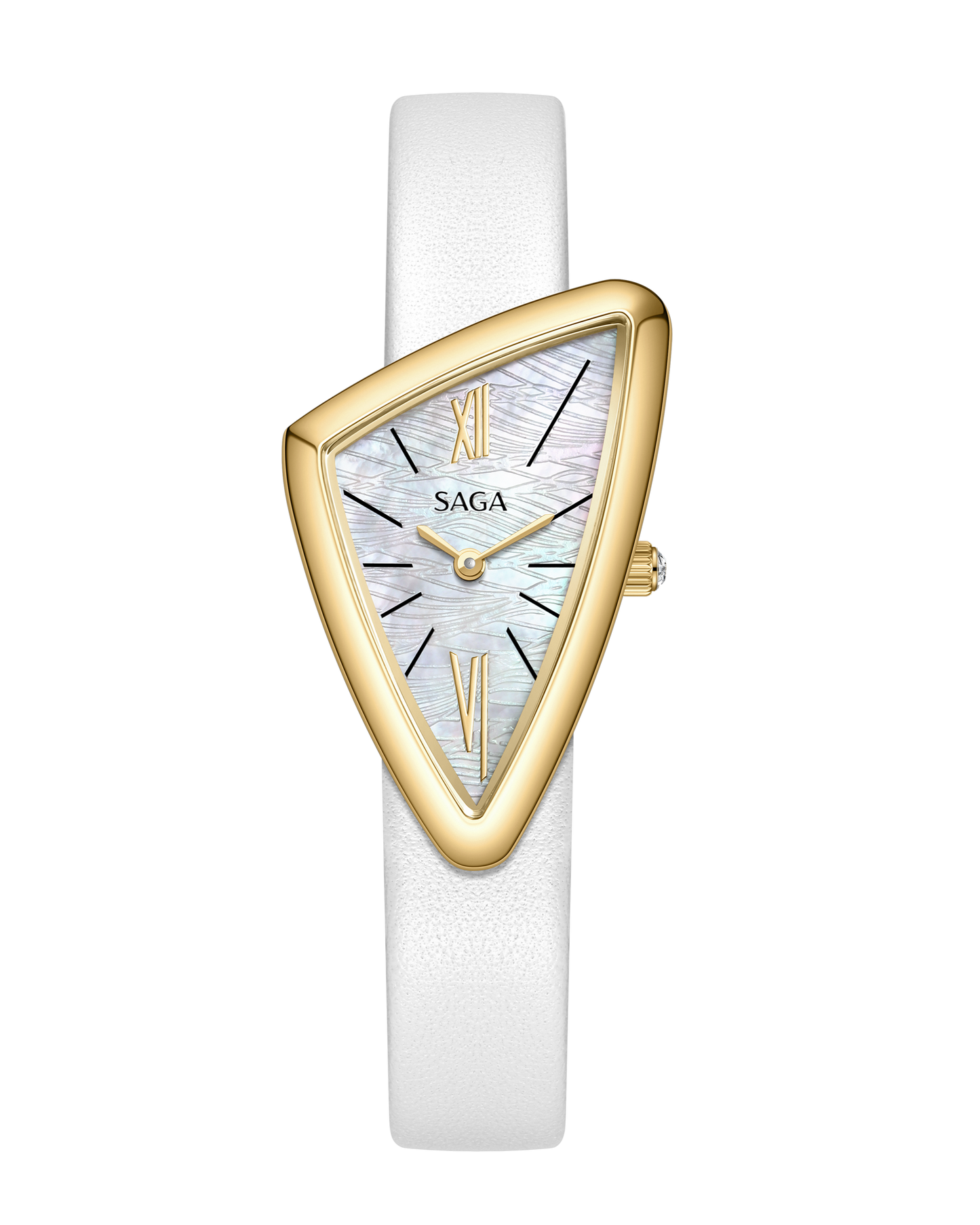 Sailboat Quartz Watch Swiss Movement Triangular Case
