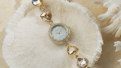 Change Women's Luxury Watch, Adjustable Crystal Bracelet