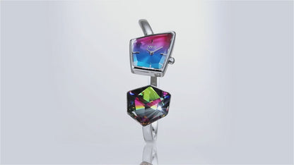Illusion Crystal Bangle Watch