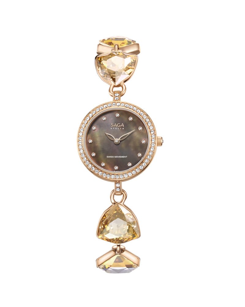 Change Crystal Bracelet Watch — Rose Gold / Dark Dial
