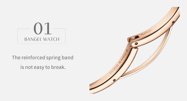 Illusion Crystal Bangle Watch- Rose Gold /Amethyst Crystal - Image 7 Illusion Crystal Bangle Watch- Rose Gold /Amethyst Crystal - Image 7