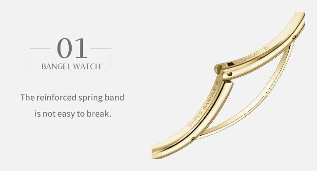 SAGA Angel's Eye Crystal Bracelet Watch — Gold - Image 6