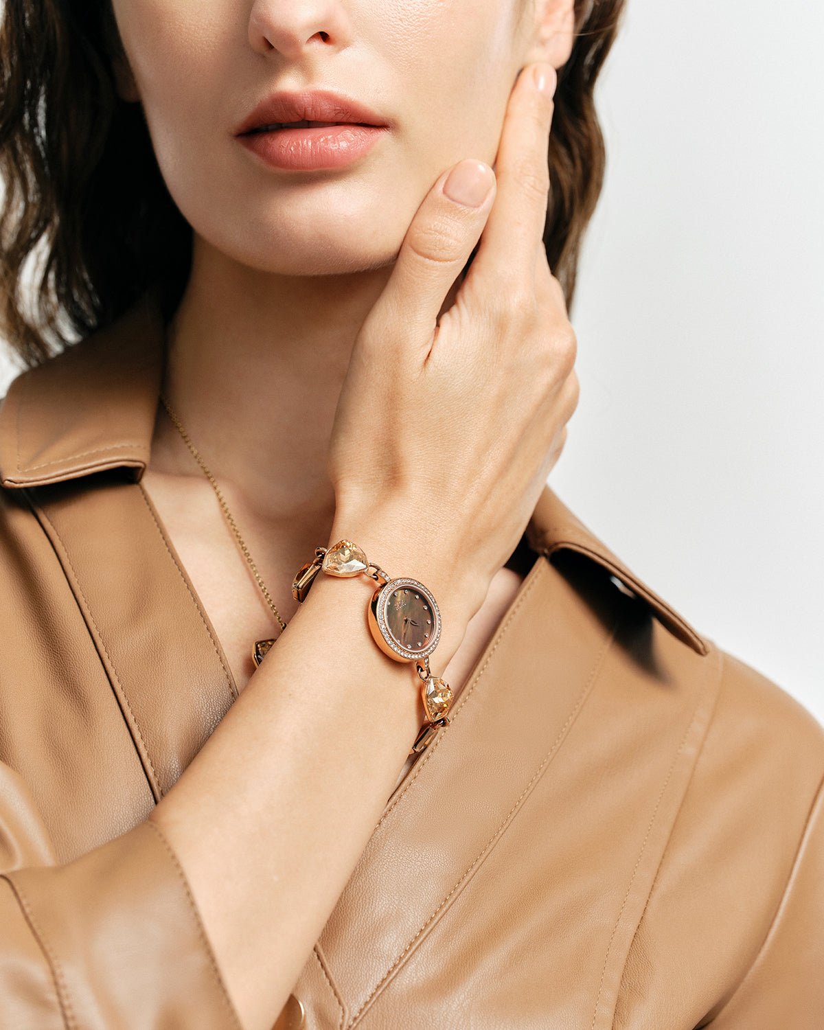 Change Crystal Bracelet Watch — Rose Gold / Dark Dial - Image 3 Change Crystal Bracelet Watch — Rose Gold / Dark Dial - Image 3