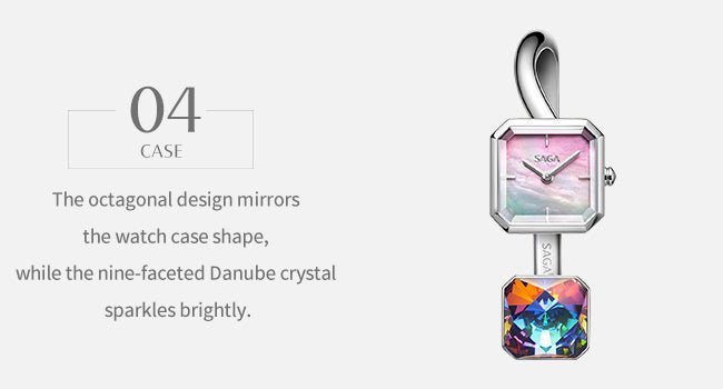 Light of Vendome Cuff Bangle Watch - Aurora - Image 9 Light of Vendome Cuff Bangle Watch - Aurora - Image 9