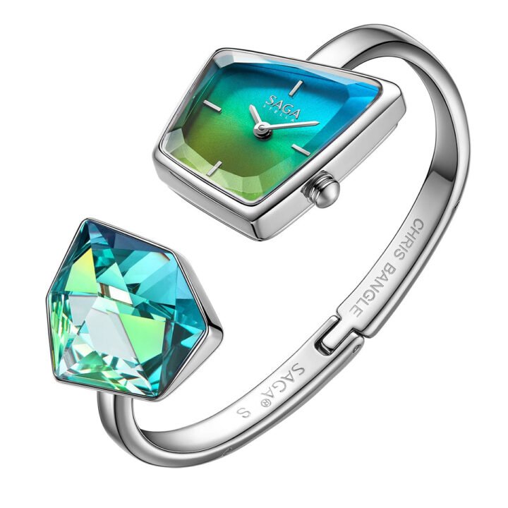 Illusion Crystal Bangle Watch