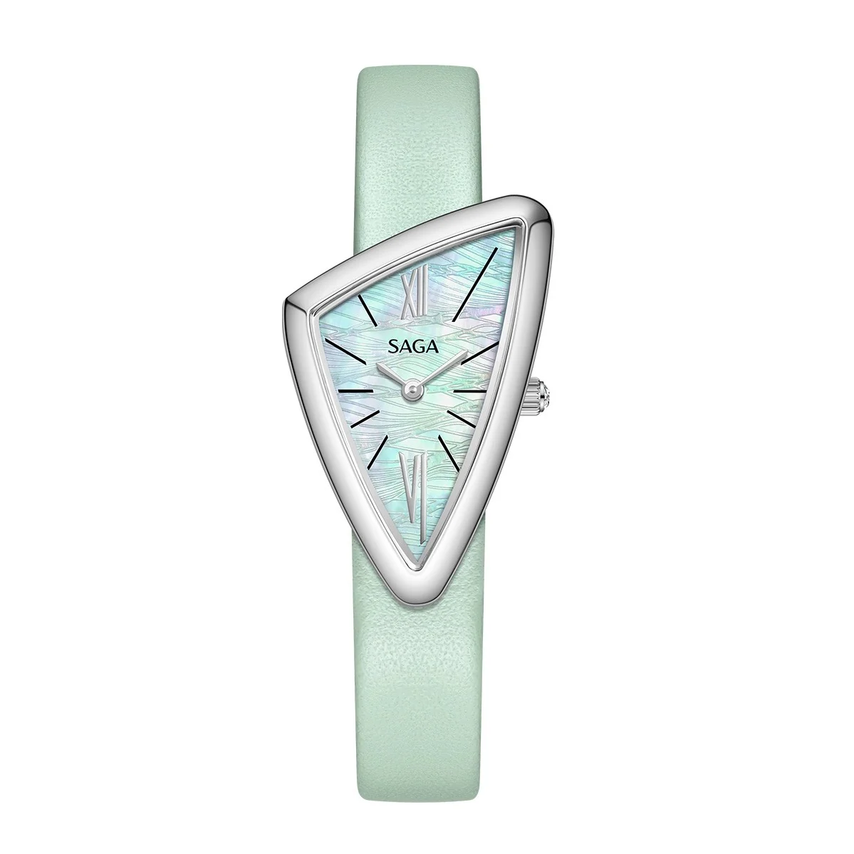 SAGA Sailboat Women’s Luxury Quartz Watch – Mint Green